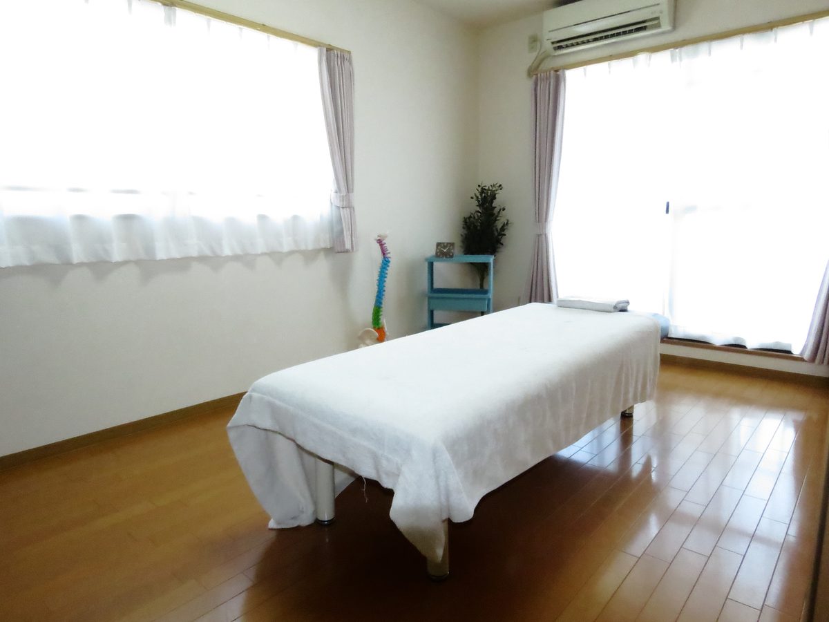 ママ友サロンたつのの施術室